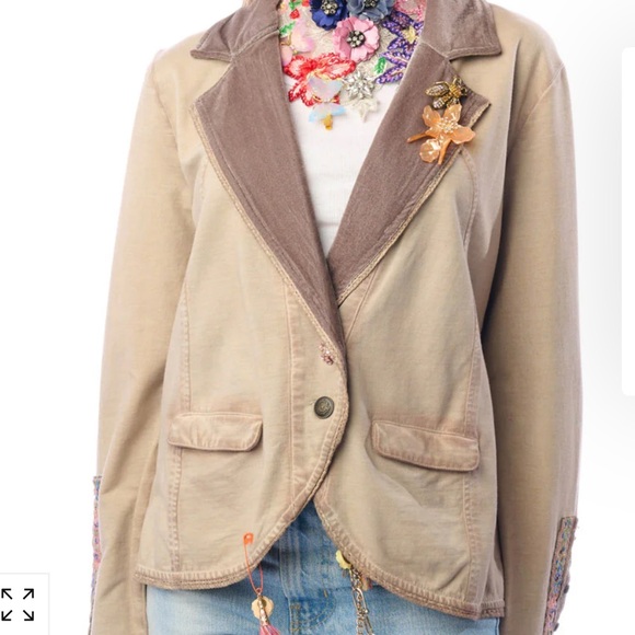 Aratta Silent Journey Jackets & Blazers - Aratta Silent Journey Colonel Jacket/Blazeer NWT